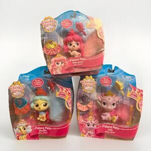 WHISKER HAVEN Palace Pets LOT OF 3 Muffin, Macaron Ash Glitzy Glitter NEW IN BOX